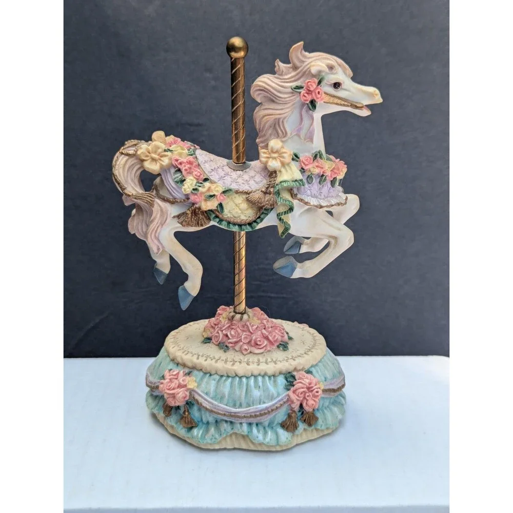 Heritage House Melodies County Fair Collection Carousel Horse 